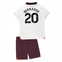 Koszulka piłkarska Manchester City Bernardo Silva #20 Strój wyjazdowy dla dzieci 2023-24 tanio Krótki Rękaw (+ Krótkie spodenki)